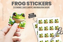 Frog|Printable Animal Sticker Product Image 1