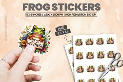 Frog|Printable Animal Sticker Product Image 1