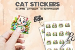 Cat|Printable Animal Sticker Product Image 1