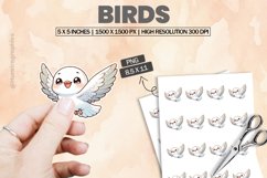 Birds|Printable Animal Sticker Product Image 1