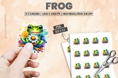 Frog|Printable Animal Sticker Product Image 1