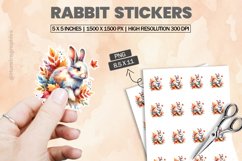 Rabbit|Printable Animal Sticker Product Image 1