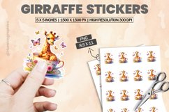 Girraffe|Printable Animal Sticker Product Image 1
