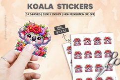 Koala|Printable Animal Sticker Product Image 1