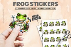 Frog|Printable Animal Sticker Product Image 1