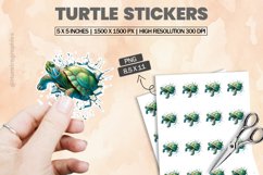 Turtle|Printable Animal Sticker Product Image 1