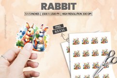 Rabbit|Printable Animal Sticker Product Image 1