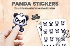 Panda|Printable Animal Sticker Product Image 1