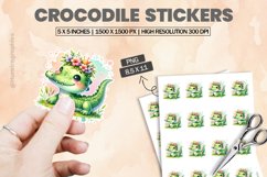 Crocodile|Printable Animal Sticker Product Image 1