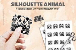 Silhouette Animal |Printable Animal Sticker Product Image 1