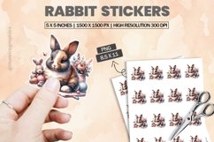 Rabbit|Printable Animal Sticker Product Image 1