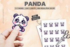 Panda|Printable Animal Sticker Product Image 1