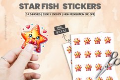 Star Fish|Printable Animal Sticker Product Image 1