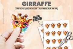 Girraffe |Printable Animal Sticker Product Image 1