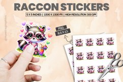 Raccon|Printable Animal Sticker Product Image 1