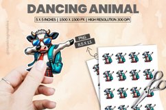 Dancing Animal |Printable Animal Sticker Product Image 1