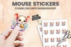 Mouse|Printable Animal Sticker Product Image 1