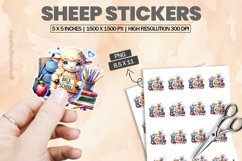 Sheep|Printable Animal Sticker Product Image 1