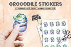 Crocodile|Printable Animal Sticker Product Image 1
