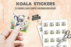 Koala|Printable Animal Sticker Product Image 1