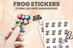 Frog|Printable Animal Sticker Product Image 1