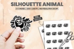 Silhouette Animal |Printable Animal Sticker Product Image 1