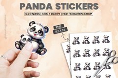 Panda|Printable Animal Sticker Product Image 1