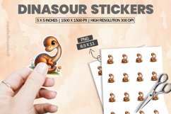 Dinasour|Printable Animal Sticker Product Image 1