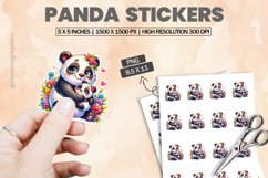 Panda|Printable Animal Sticker Product Image 1