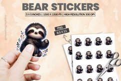 Bear|Printable Animal Sticker Product Image 1