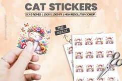 Cat|Printable Animal Sticker Product Image 1