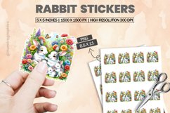 Rabbit|Printable Animal Sticker Product Image 1