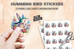 Humming Bird|Printable Animal Sticker Product Image 1