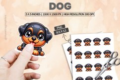 Dog |Printable Animal Sticker Product Image 1