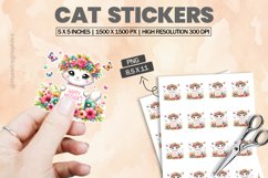 Cat|Printable Animal Sticker Product Image 1