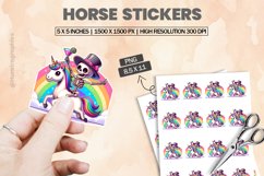 Horse|Printable Animal Sticker Product Image 1