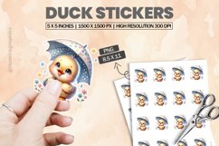 Duck|Printable Animal Sticker Product Image 1