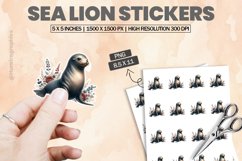 Sea Lion|Printable Animal Sticker Product Image 1