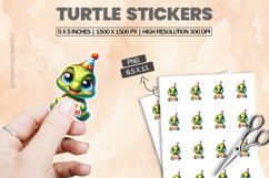 Turtle|Printable Animal Sticker Product Image 1