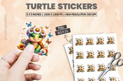 Turtle|Printable Animal Sticker Product Image 1