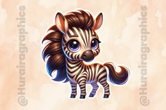 Zebra|Printable Animal Sticker Product Image 2