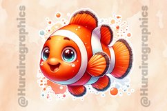 Clown fish|Printable Animal Sticker Product Image 2