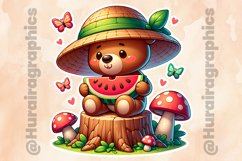 Bear|Printable Animal Sticker Product Image 2