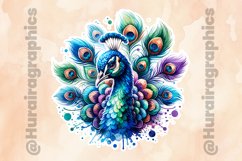 Peacock|Printable Animal Sticker Product Image 2