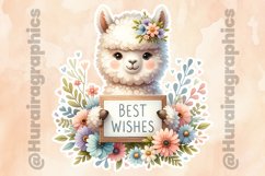 Alpaca|Printable Animal Sticker Product Image 2