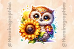 Owl|Printable Animal Sticker Product Image 2