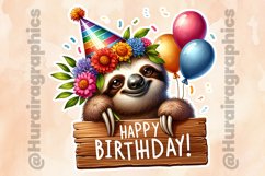 Sloth|Printable Animal Sticker Product Image 2