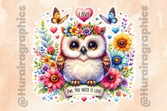 Owl|Printable Animal Sticker Product Image 2