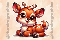 Deer|Printable Animal Sticker Product Image 2