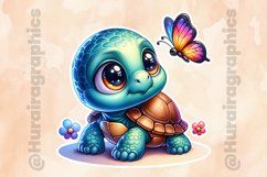 Turtle|Printable Animal Sticker Product Image 2